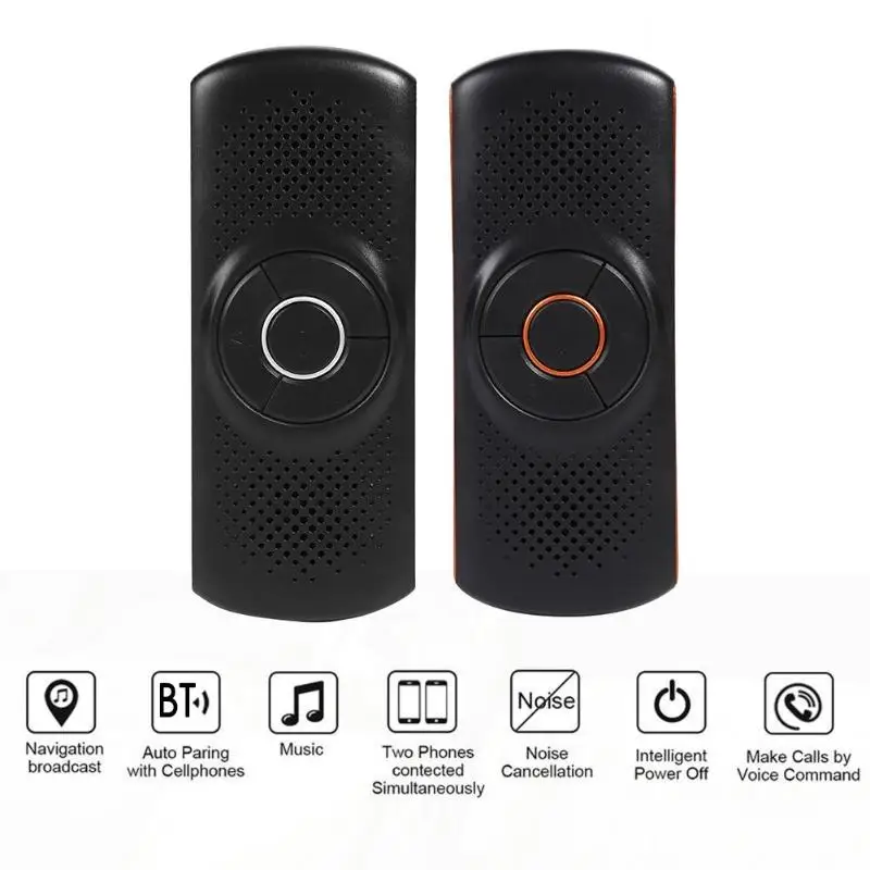 T826 Bluetooth громкой связи автомобильный комплект MP3-плеер солнцезащитный козырек клип Громкая связь