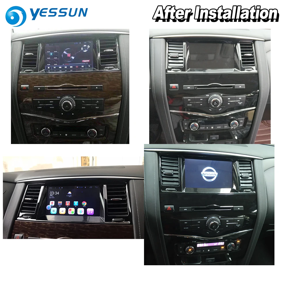 Sale YESSUN For Nissan Patrol Y62 2010~2019 Car Android Carplay GPS Navi maps Navigation DVD CD Player Radio Stereo Multimedia 7