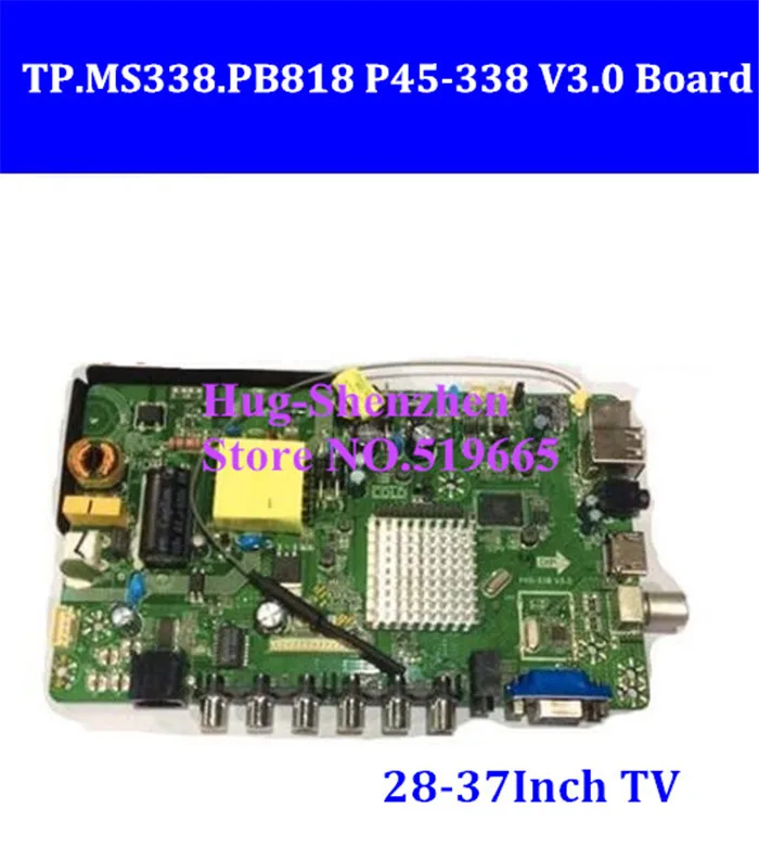 

Original 28-37 Inch 28inch 37inch TV Universal Android Motherboard TP.MS338.PB818 P45-338 V3.0 Speaker Accessories