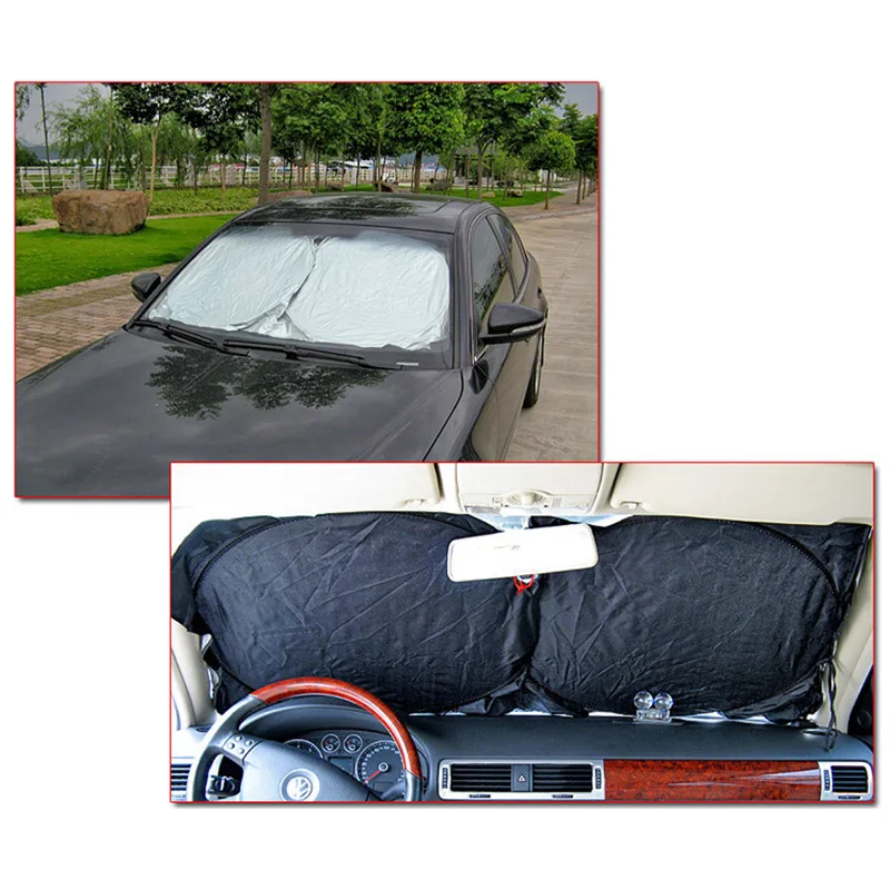 150*70cm Auto Front Window Screen Cover Car Sunshade Windshield Shade