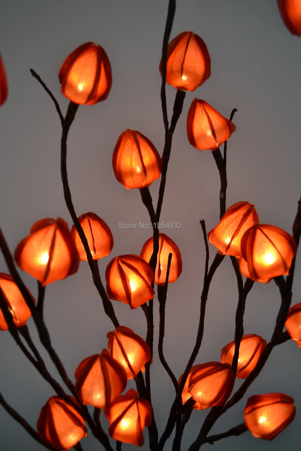 Китайские ветки фонариков веточные лампы ваза цветочные огни домашний сад