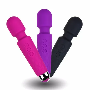 Powerful Multi-Speed Waterproof G-Spot AV Vibrator Sex Toys,20 Frequency Magic Wand Massager Vibrators Sex Products For Women 1