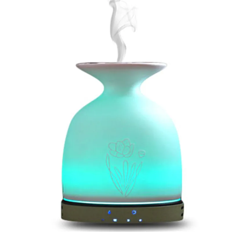 

Aroma Essential Diffuser Portable Ultrasonic Aromatherapy Air Diffuser Purifier Atomizer With 7 Color LED Night Lights