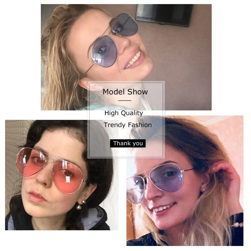 Прозрачные солнцезащитные очки для женщин, яркие цвета, прозрачные линзы, солнцезащитные очки для девушек, розовые, синие, очки пилоты, фирменный дизайн, солнцезащитные очки