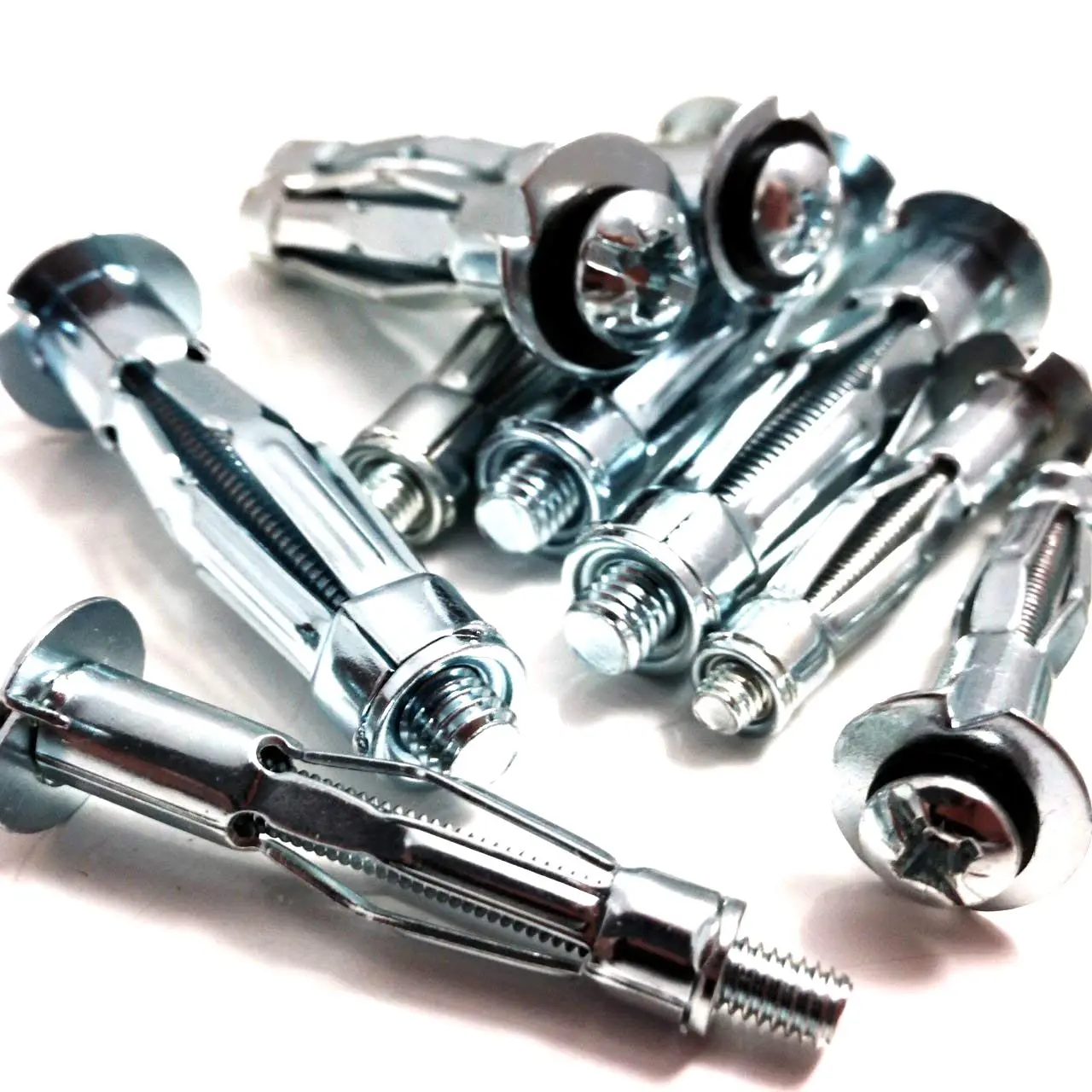 

20pcs M5 X 37MM Heavy Duty Anchors Plugs cavity fixing Combination head Metal integral thread Expansion bolt Hardware Fasteners
