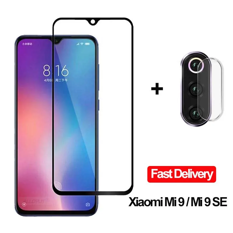 Защитное стекло на ксиоми ми 9 се стекло 2-в-1 Камера стекло xiaomi mi 9 SE 9se glass защитное стекло протектор экрана ксиоми ми9 стекло flim сяоми ми 9 се защита для экрана защитное стекло ксиоми ми 9 се стекло