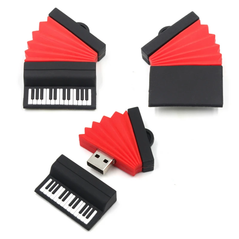 

Pen Drive Usb 2.0 Cartoon Musical Instruments Model/Microphone/Piano/Guitar Usb Flash Drive 32GB 128G 4G 16g PenDrive Flash Disk