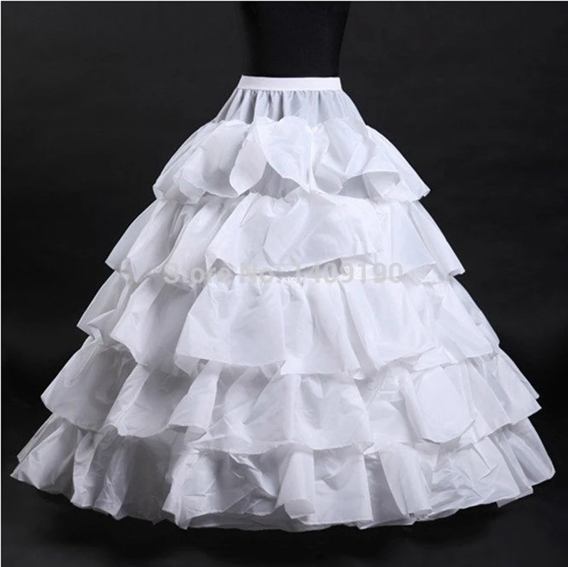 WOW BRIDAL Сексуальные высокие белые 4 обода юбки женские детские юбки обруч для свадебного платья обруч кости