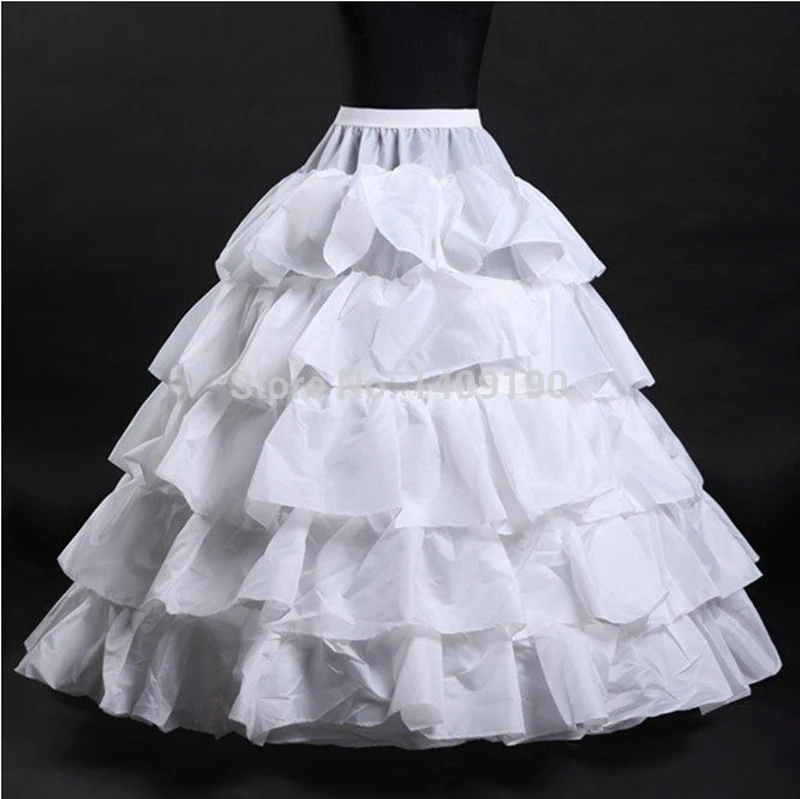 

WOW BRIDAL 2015 Sexy High White 4 Rims Skirts Ladies Girls Petticoats Hoop For Wedding Dress Hoop Bone