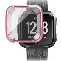 2019 модные простые часы Чехлы для Fitbit Versa чехол для экрана Полный 360 защиты силиконовый бампер крышка Прочные часы случае