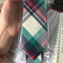 Классический галстук в клетку высокого качества удобный хлопок полосатый галстук для смокинга галстук для вечеринок для мужчин подарок-аксессуар