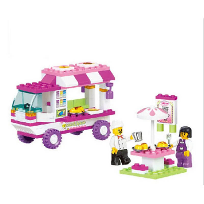 Pink Dream Food truck 102pcs/set Model Free Shipping | Игрушки и хобби