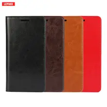 LEPHEE XIAOMI MI ПРИМЕЧАНИЕ 2 Случая MI ПРИМЕЧАНИЕ 2 5.7 «Pro Премьер Крышка Люкс Классический Натуральная Кожа Флип Бумажник Чехол Жесткий PC Задняя Крышка