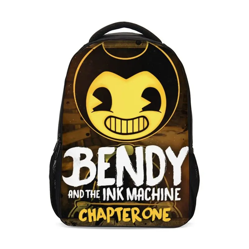 

Bendy And The Ink Machine Design Children Backpack For Primary School Back Packs Girls Schoolbag For Girls Boys Fashion Cartoon