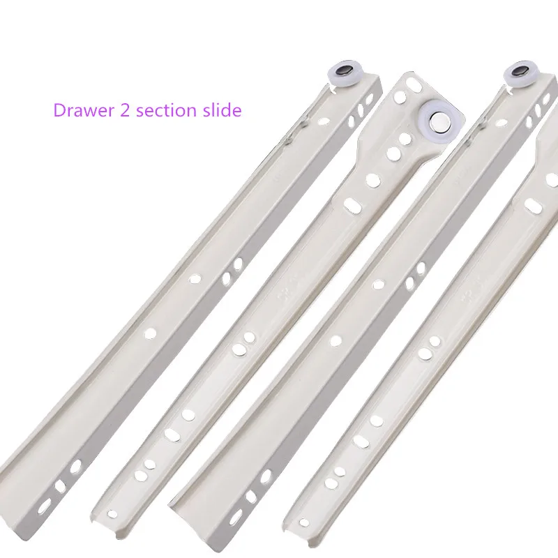

Free shipping drawer, track slide, two rail slideway, thickening computer desk, clothes, cabinet, keyboard, roller, pulley