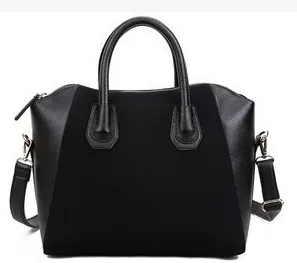 

Hot Sale! Bag fashion bags patchwork leather women's handbag smiley shoulder bags