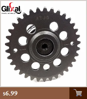 Glixal GY6 100cc 50 мм мотор для скутера большого диаметра цилиндра Ремонтный комплект головки цилиндра в сборе 4-тактный 139QMB 139QMA Мопед(64 мм клапан