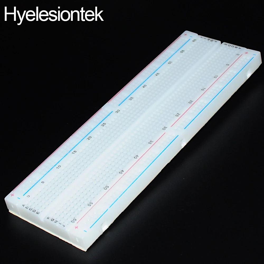 

MB102 Prototype Breadboard MB-102 Protoboard PCB Board BreadBoard 16.5X5.5CM 830Holes Solderless Universal Prototype DIY KIT