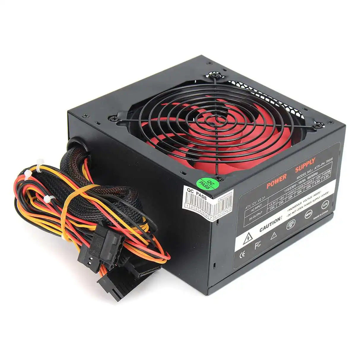 MAX 700W PCI SATA 110 V-230 V ATX 12V игровой ПК блок питания 24Pin/Molex/Sata 12CM вентилятор компьютерный блок питания 80+ золотой