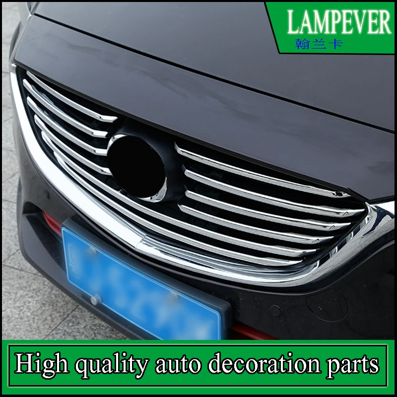 Car Styling Front Bumper Grille Cover Trim For Mazda 6 Atenza 2017