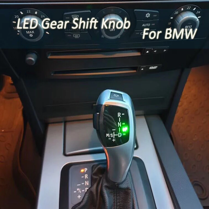 Автоматическая светодиодная ручка переключения передач для BMW E90 E87 E88 E89 E46 E60 E61 E63