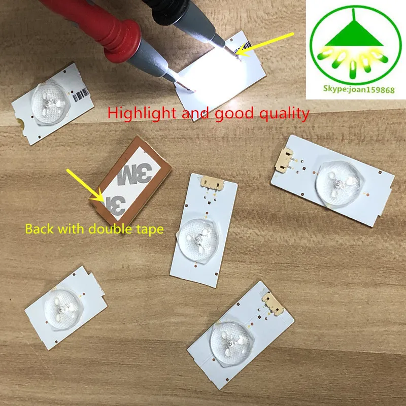 100 Pcslot New Highlight And Good Quality 3V Smd Lamp Beads With Optical Lens Fliter For 32 65 Inch Led Tv Repair huismerk kopen in de aanbieding 100 Pcslot New Highlight And Good Quality 3V Smd Lamp Beads With Optical Lens Fliter For 32 65 Inch Led Tv Repair huismerk kopen in de aanbieding