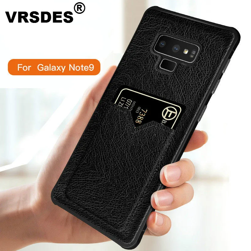 Чехол VRSDES для Samsung Galaxy S9 S8 Plus Note 9 8 чехол S9plus модный жесткий из искусственной кожи +