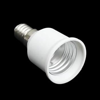 

White Lamp Adapter E14 To E27 Lamp Bulb Holder Converters Adapter Socket AC220-230V Lighting Accessories