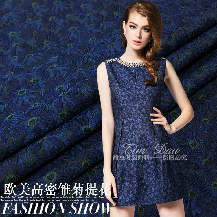 

High-density three-dimensional brocade jacquard fabric crisp dress jacket diy fabric wholesale high quality jacquard cloth