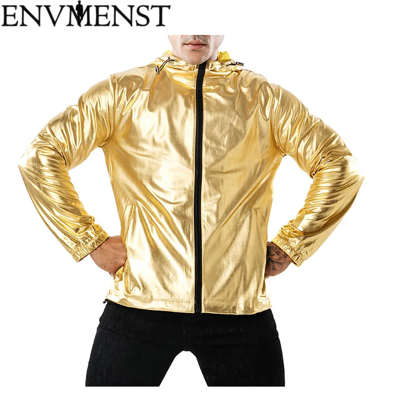 2018 New Autumn Jackets Men Luxury Shiny Jacket Fashion Nightclub Clothing Glittering Silver Golden Jacket Coat Rockabilly Men 2018 New Autumn Jackets Men Luxury Shiny Jacket Fashion Nightclub Clothing Glittering Silver Golden Jacket Coat Rockabilly Men