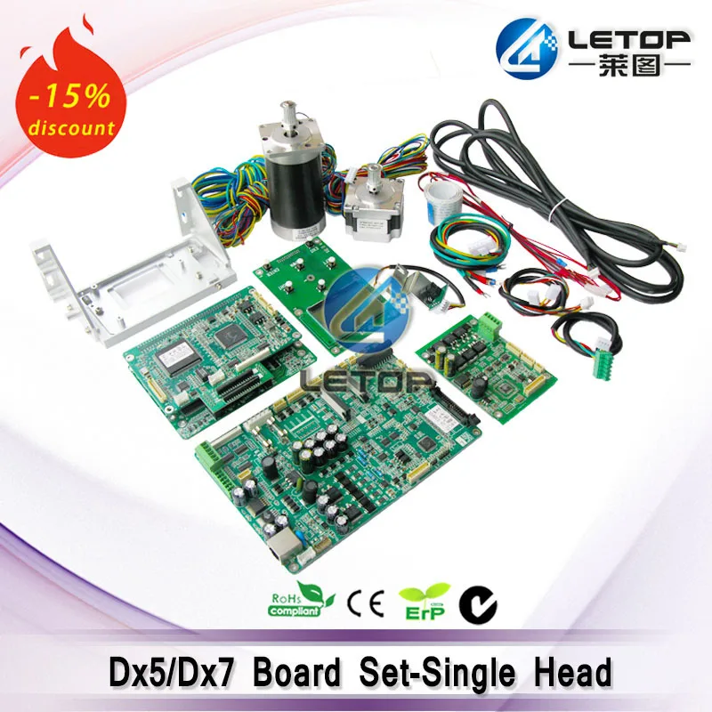 

LETOP DX5/7 single key and driver board and mianboard and head board(included dc and stepper motor+dx5/7 bracket+cable)