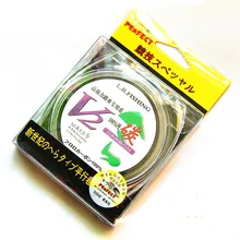 Y250 50 м V2 сто чистый углерод линия до того, как провода веревка для рыбалки рыболовные снасти оптом