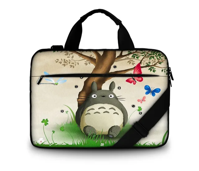 Cute Laptop Carry Bag Shoulder Canvas Bag For Apple 17 Inch MacBook Proin Laptop Bags & Cases