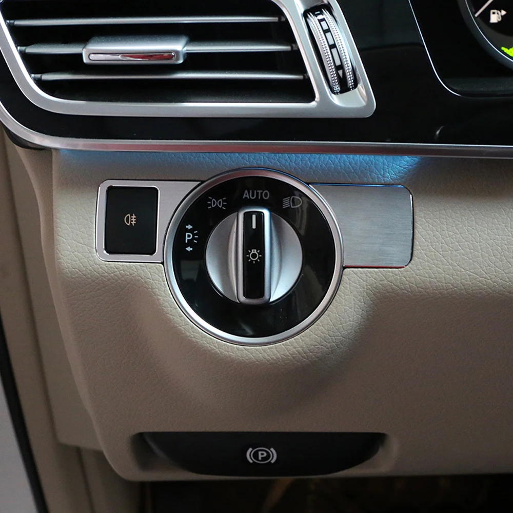 Кнопка регулировки передней фары Крышка для Mercedes-Benz A, B, C, E, W176 W246 W204 W212 E200L E260L E300 gla GLK X204 GL ML в автомобильном стиле