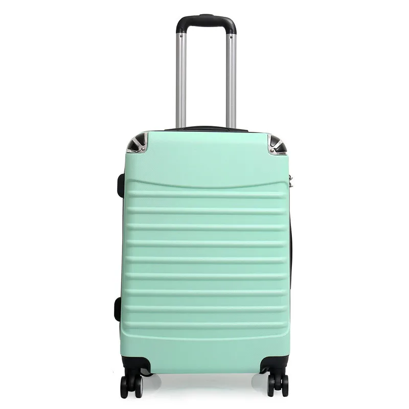 Light Green Модный чемодан на колесиках 20/24 дюймов, чемодан на колесиках, чемодан на колесах LGX04 - Цвет: Light Green