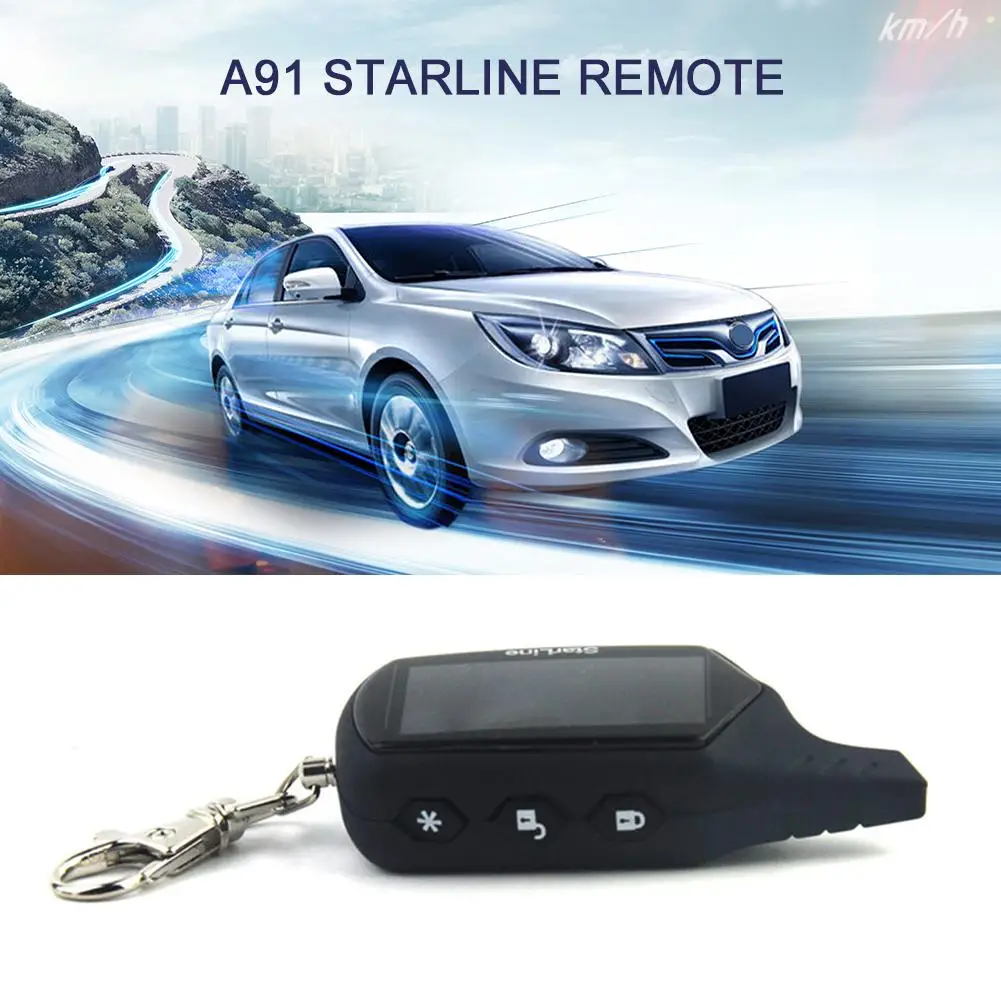 Starline A91 чехол для ключей для русской версии Starline A91 Lcd двусторонний пульт дистанционного управления автосигнализацией