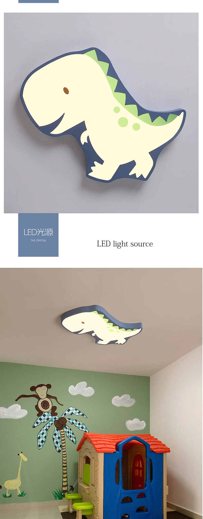 Dinosaur Modern Led Ceiling Chandelier