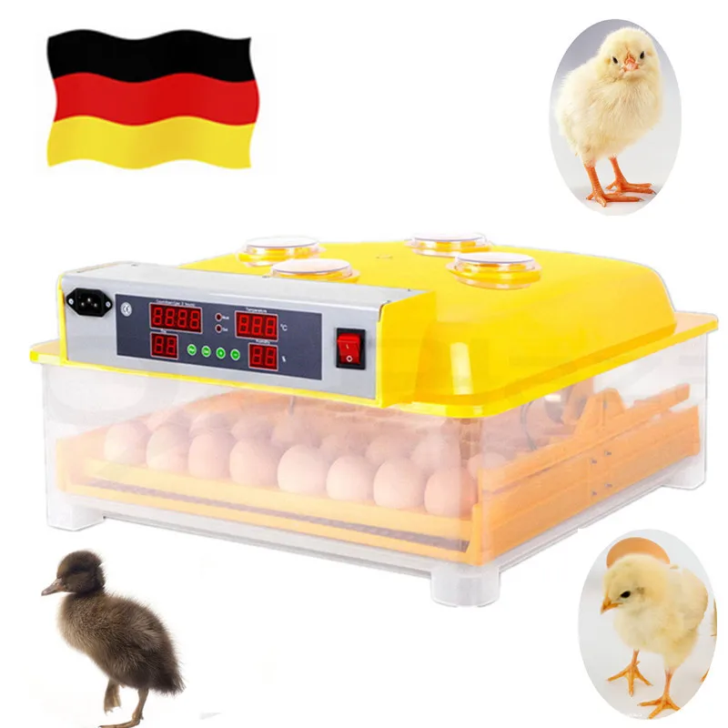 

Mini Full-Automatic ventilation control Egg Incubator Turning 48 Eggs Poultry Chicken Duck Bird Hatcher small egg incubator