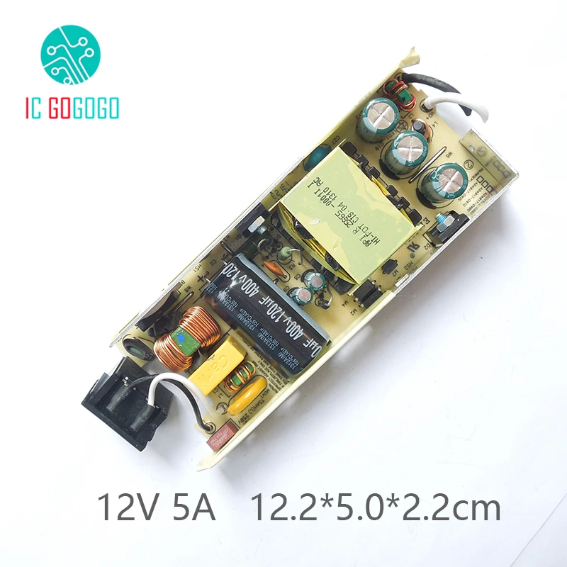 5000MA AC-DC 12V 5A переключение Питание модуль постоянного тока Напряжение регулятор монтажная плата для Acbel монитор ЖК-дисплей 100-240V 50/60HZ импульсивный источник питания