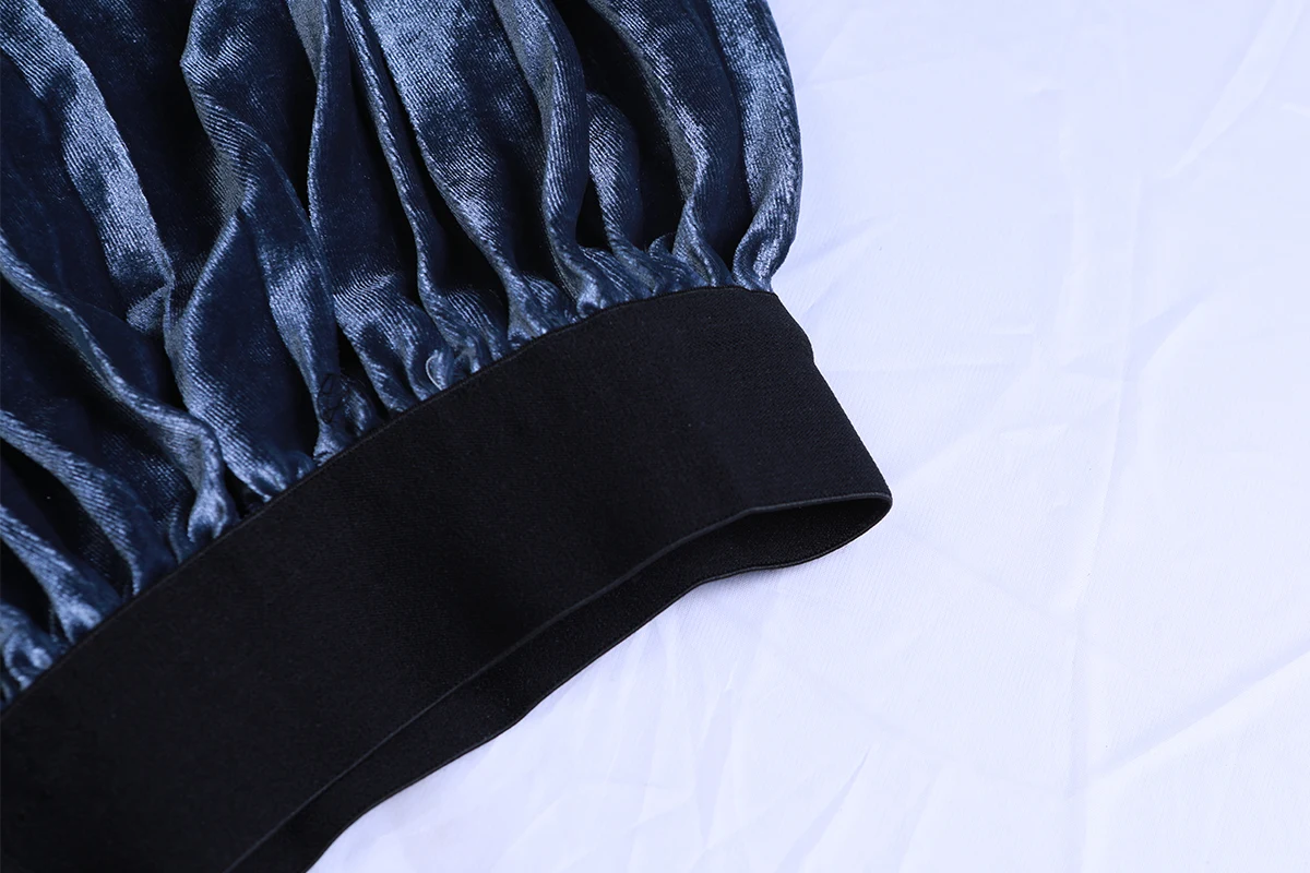 Новинка 7 цветов Осень Зима Высокая талия узкие женские бархатные юбки плиссированные юбки элегантный плюс размеры для женщин юбка 2019 FICUSRONG