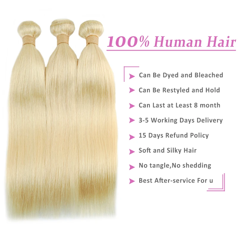 Pinshair Straight Hair Bundles With Frontal 613 Honey Blonde Brazilian Hair Weave 3 Bundles With Closure 100 Human Hair Non Remy Pinshair Straight Hair Bundles With Frontal 613 Honey Blonde Brazilian Hair Weave 3 Bundles With Closure 100 Human Hair Non Remy