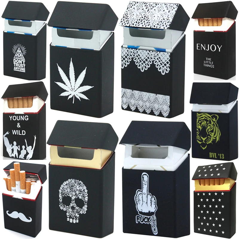 

Soft Portable Silicone Cigarette Cases For 20 Cigarette Accessories Cigarette Box Gadgets For Men Gift Tabaco Case Tobacco Box