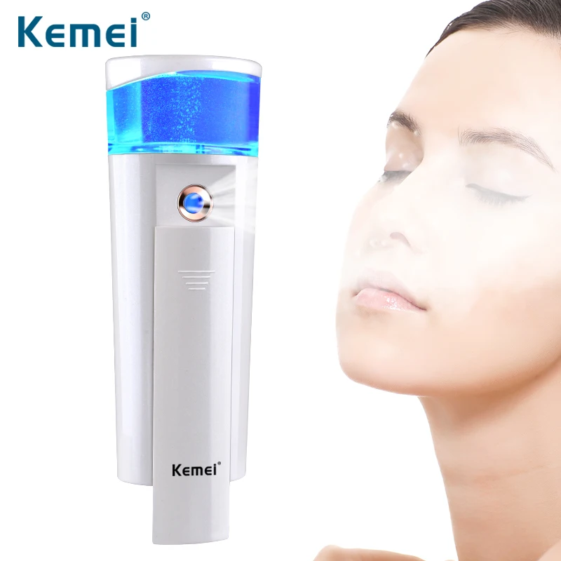 Kemei711 Mini USB Portable Handy Mist Sprayer Facial Body Nebulizer