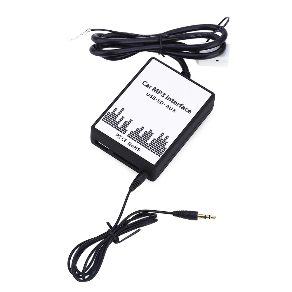 

Car MP3 Interface DC 12V USB SD Data Cable AUX Adapter 12 PIN Audio Digital CD Changer for Audi / Skoda / VW / Seat