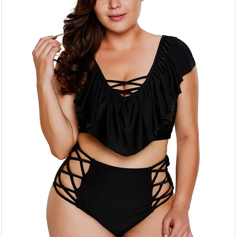 Swimwear Women Plus Size Bikini Swimsuit Woman Bikinis 2019 Mujer Swimming Suit For Women Bathing Suit Push Up High Waist Female