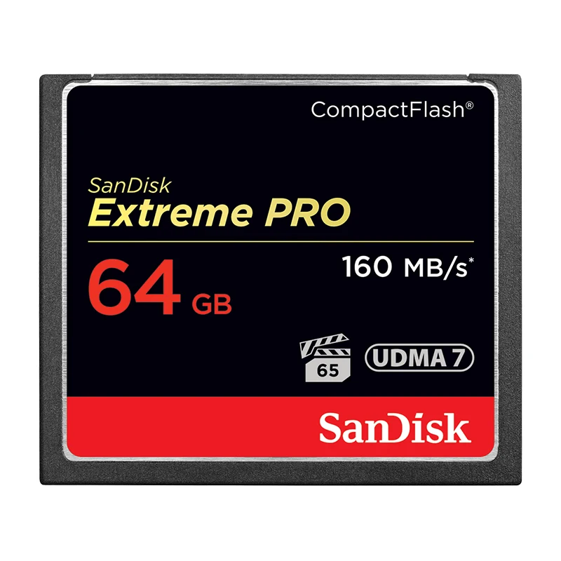 Карта памяти SanDisk Extreme Pro CF 16 ГБ 32 ГБ 64 Гб 128 ГБ 256 Гб CompactFlash 1067X160 Мб/с для богатых 4K и Full HD видео SDCFXPS