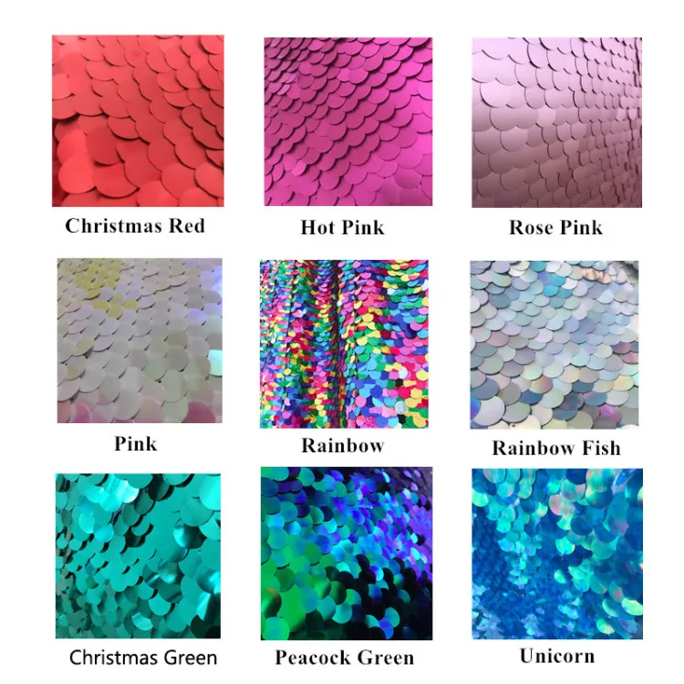 large sequin backdrop.