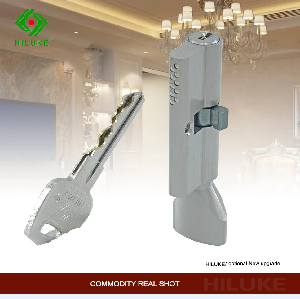 HILUKE KW70.5.SN 70 мм размер латунный цилиндр с нижней замок на дверь сейфа core использование деревянной двери и спальни
