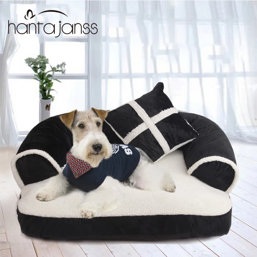 

BOLUX Creative Pet Dog bed Removable Caver Small Medium Dogs bed House With Pillow Cats Soft Cotton Padded Pet Sofa Cushions