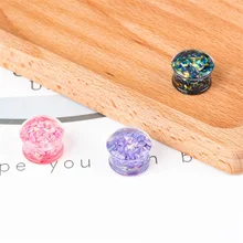 1 шт., Акриловые тоннели для ушей, красивые расширители для ушей, винт, подходят для ушей, тоннели для пирсинга, разные стили, носилки, ювелирные изделия